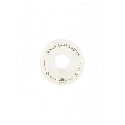 Ruedas Arbor Cruiser Shakedown Wheel Shakedown 80a Ghost White 58mm ABR-SKW-0029 Ruedas Longboard Arbor