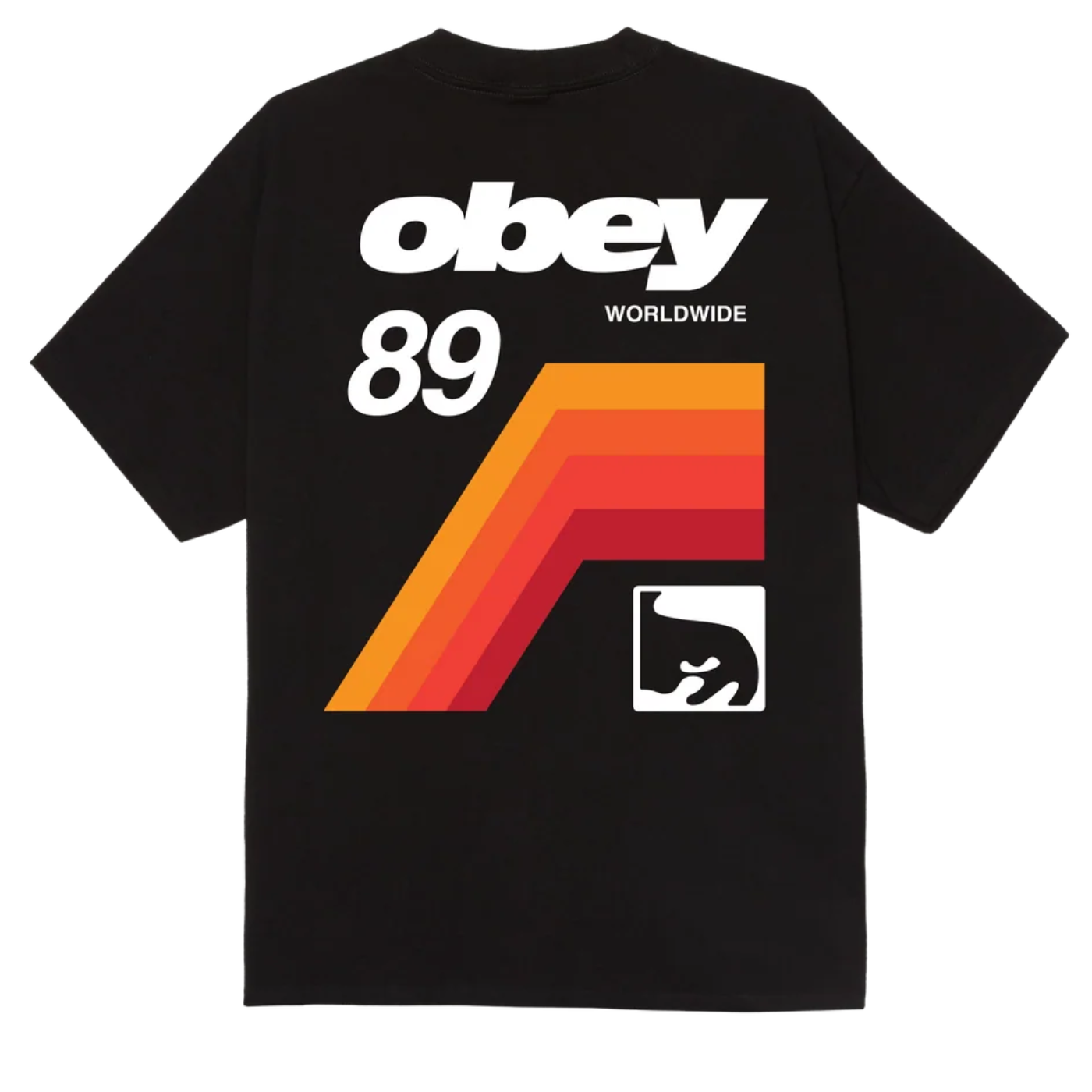 Camiseta Obey Vhs Black 165264440-BLK Camisetas Obey 