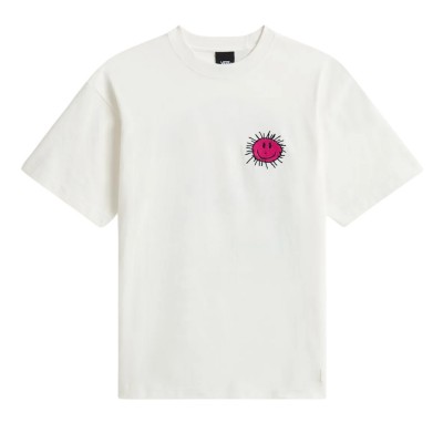 Camiseta mujer Vans Checkerboard Behaviour Ss Tee Egret VN000U5SC9F1 Camisetas Vans