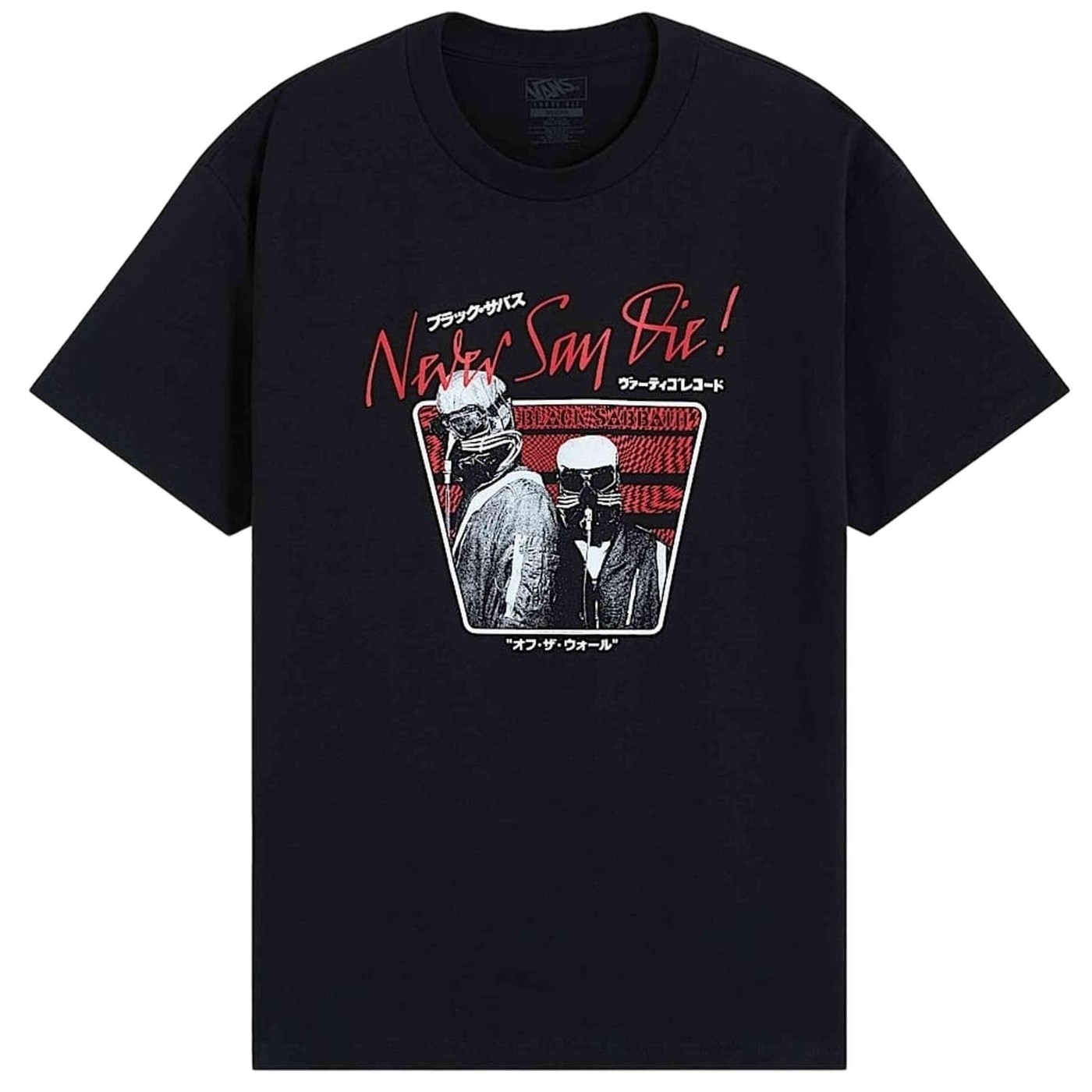 Camiseta Vans Black Sabbath Never Say Die Ss Tee Black VN00134ZBLK1 Tshirts Vans