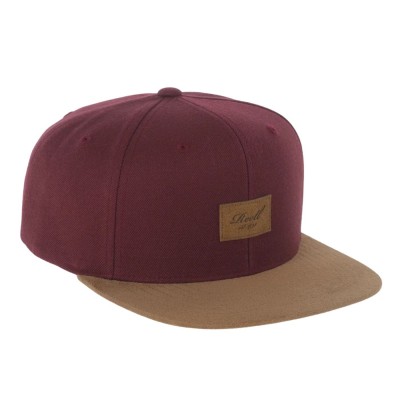 Gorra REELL Suede Cap Maroon