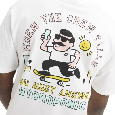 Camiseta Hydroponic Call Ss 01 White 26504-01 Tshirts Hydroponic