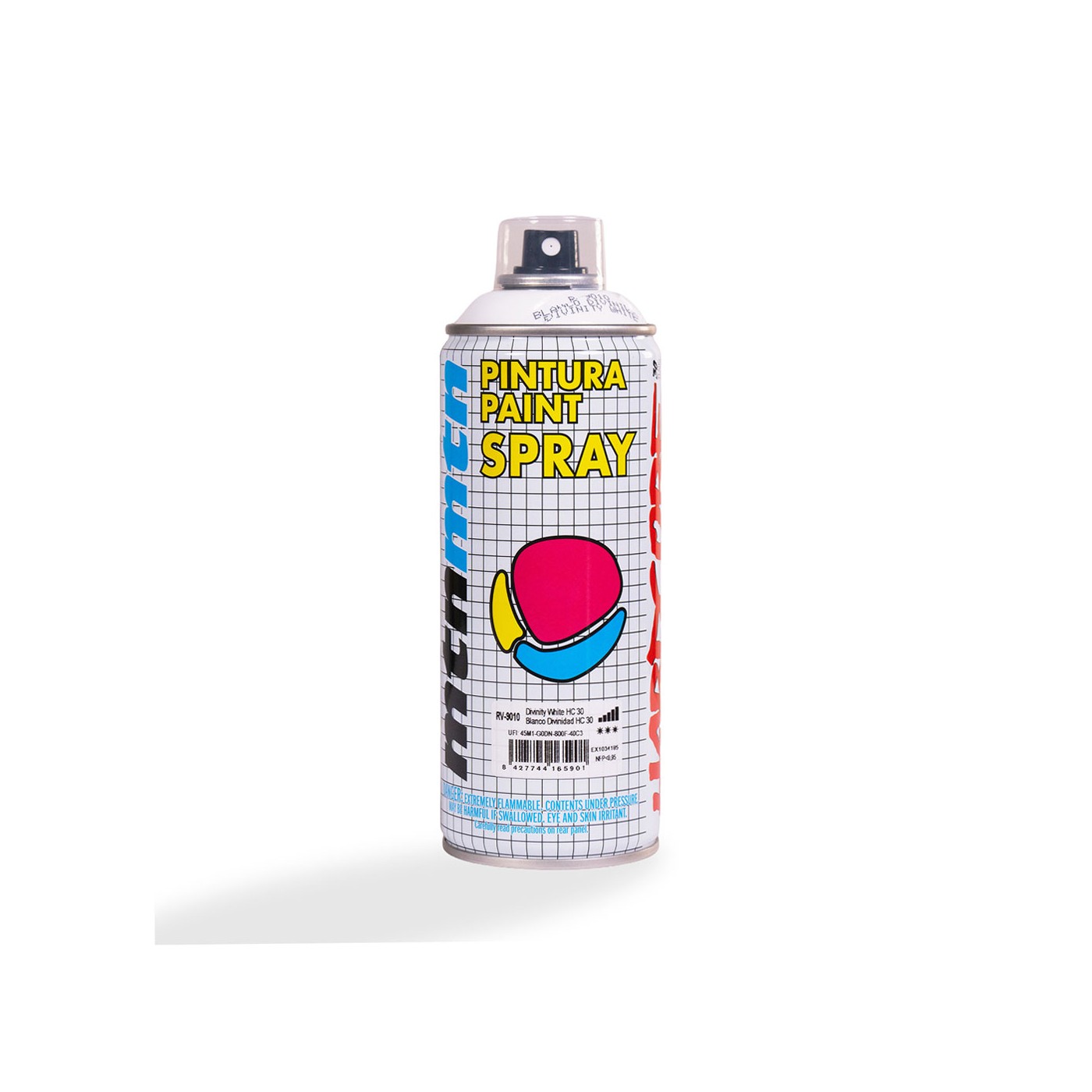 Spray Edición limitada 30 aniversario MTN Hardcore RV-9010 Blanco Divinidad EX1034185 Botes de spray Montana Colors