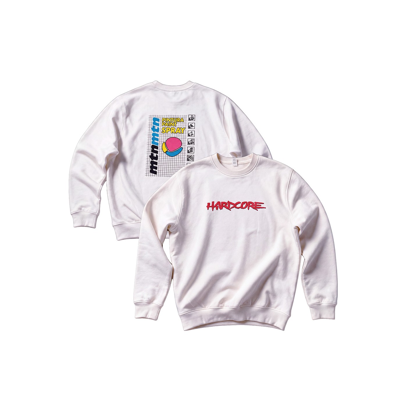 Sudadera edición limitada 30 aniversario MTN Montana Colors Hardcore blanca SPRP01918 Sudaderas Montana Colors