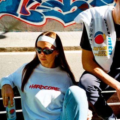 Sudadera edición limitada 30 aniversario MTN Montana Colors Hardcore blanca SPRP01918 Sudaderas Montana Colors