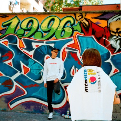 Sudadera edición limitada 30 aniversario MTN Montana Colors Hardcore blanca SPRP01918 Sudaderas Montana Colors