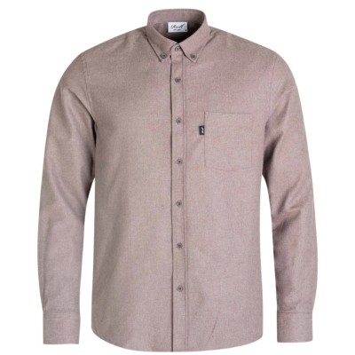Camisa REELL Nordic Shirt Light Brown NORDIC-SHIRT-LIGHT-BROWN Camisas REELL