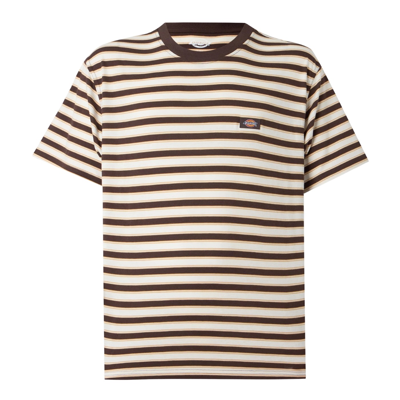 Camiseta Dickies Stripe Ss Tee Chocolate Brown DK0A8CD5CBX1 Tshirts Dickies