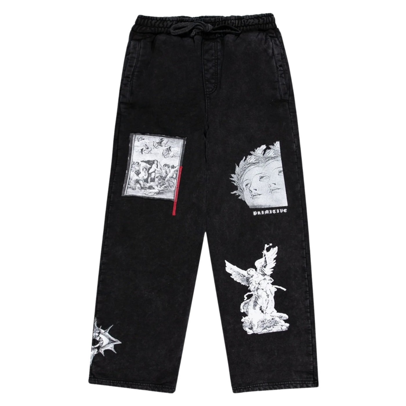 Pantalón de chándal Primitive Century Baggy Hw Sweatpant Black PAPRICEN-BLA Jogger y Chandal Primitive