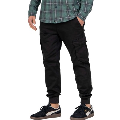 Pantalón Jogger REELL Reflex Rib Cargo Negro Black REFLEXRIB-2995-BK Cargo REELL
