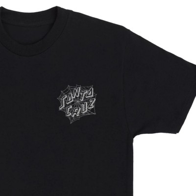 Camiseta Santa Cruz Dressen Spider T-Shirt Black SCA-TEE-14130 Camisetas Santa Cruz
