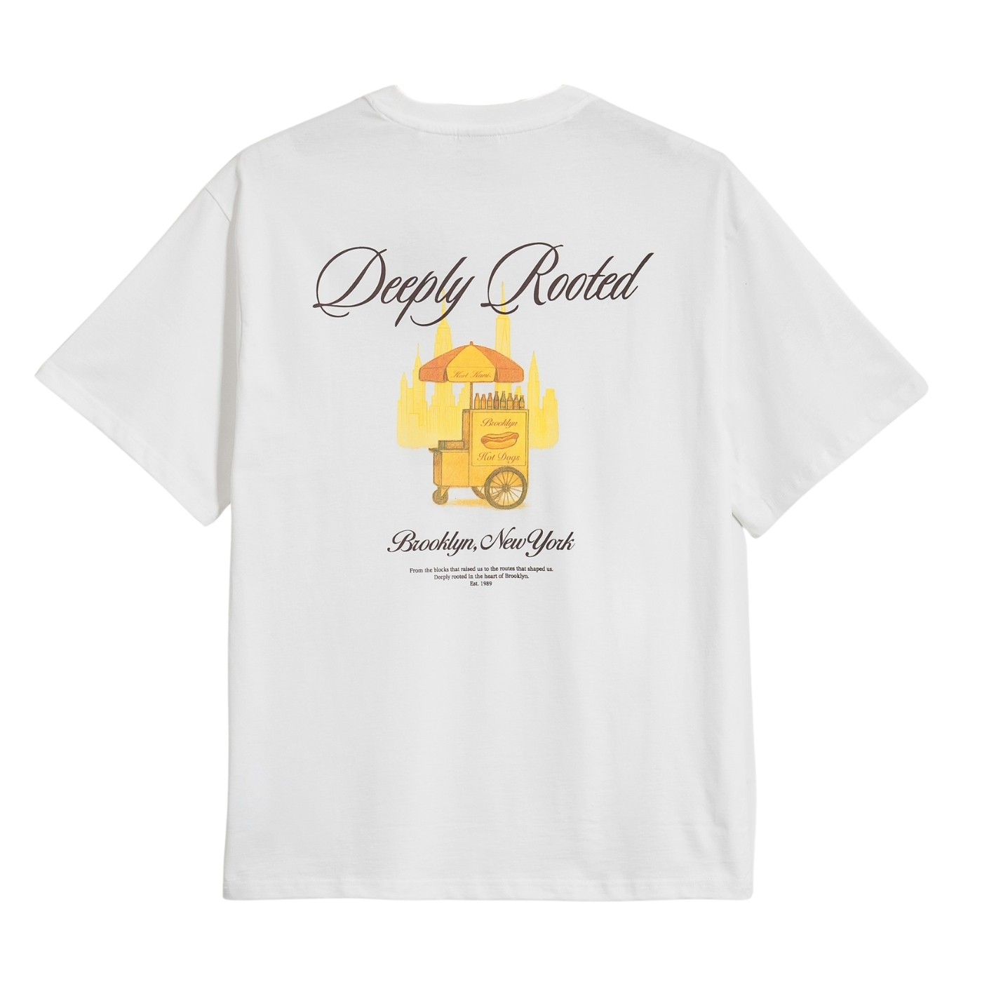 Camiseta Karl Kani Signature Hot Dog Oversized T-Shirt White KM263-015-2 Camisetas Karl Kani