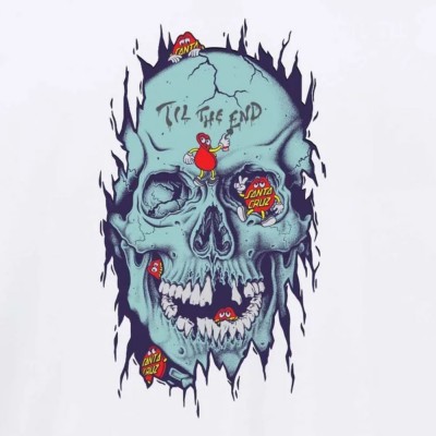 Camiseta Santa Cruz Dot Dudes T-Shirt White SCA-TEE-13998 Camisetas Santa Cruz