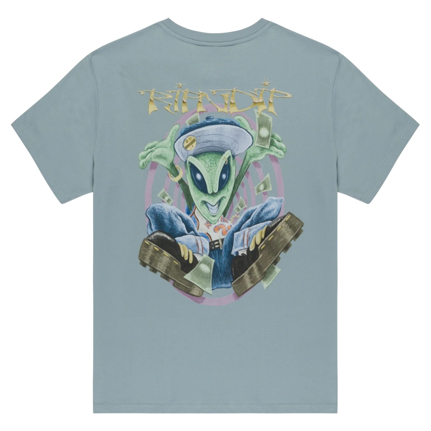 Camiseta RIPNDIP Yung Money Tee Silver Blue RNDFALL26125 Camisetas RipNDip