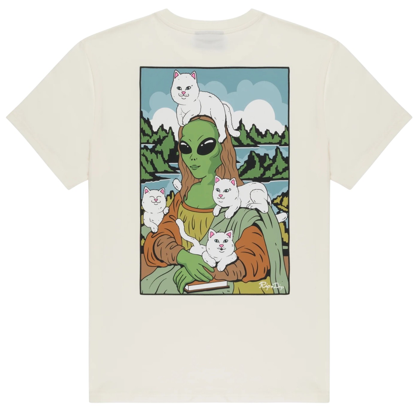 Camiseta RIPNDIP Here All Along Tee Bone RNDFALL26146 Camisetas RipNDip