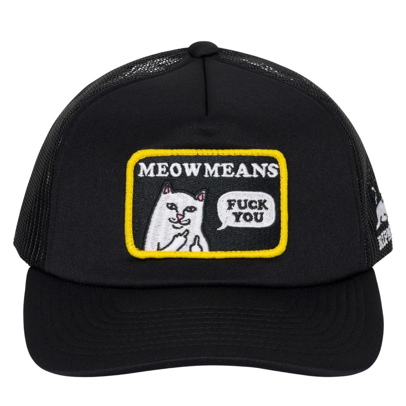 Gorra RIPNDIP Meow Meow Trucker Hat Black RNDFALL26162 Gorras RipNDip