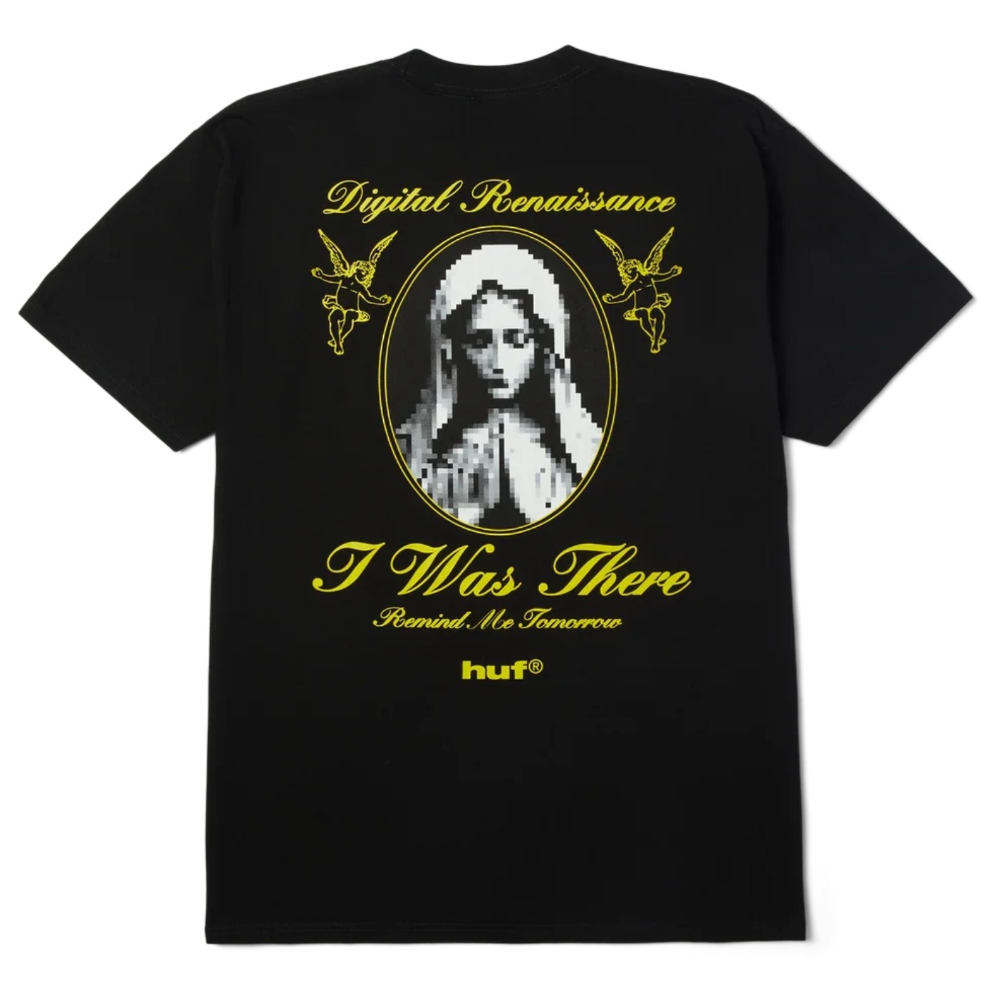 Camiseta HUF Digital Renaissance Ss Tee Black TS02779-BLACK Camisetas HUF