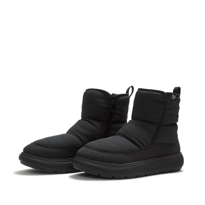 Botas Mujer FitFlop IQ-COMFF Water Resistant Nylon Boots Black FITFLOP-ABT-090 Zapatillas Fitflop