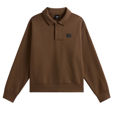 Polo Vans Polo Fleece Pullover Vintage Cocoa VN000XHDFST1 Polos Vans