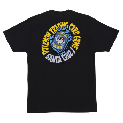 Camiseta Santa Cruz Pokémon TCG Hand S-S Heavyweight T-Shirt Black 44156811-BLACK Camisetas Santa Cruz