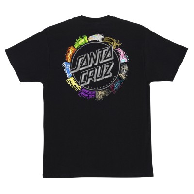 Camiseta Santa Cruz Pokémon Power Dot S-S Heavyweight T-Shirt Black 44156810-BLACK Camisetas Santa Cruz
