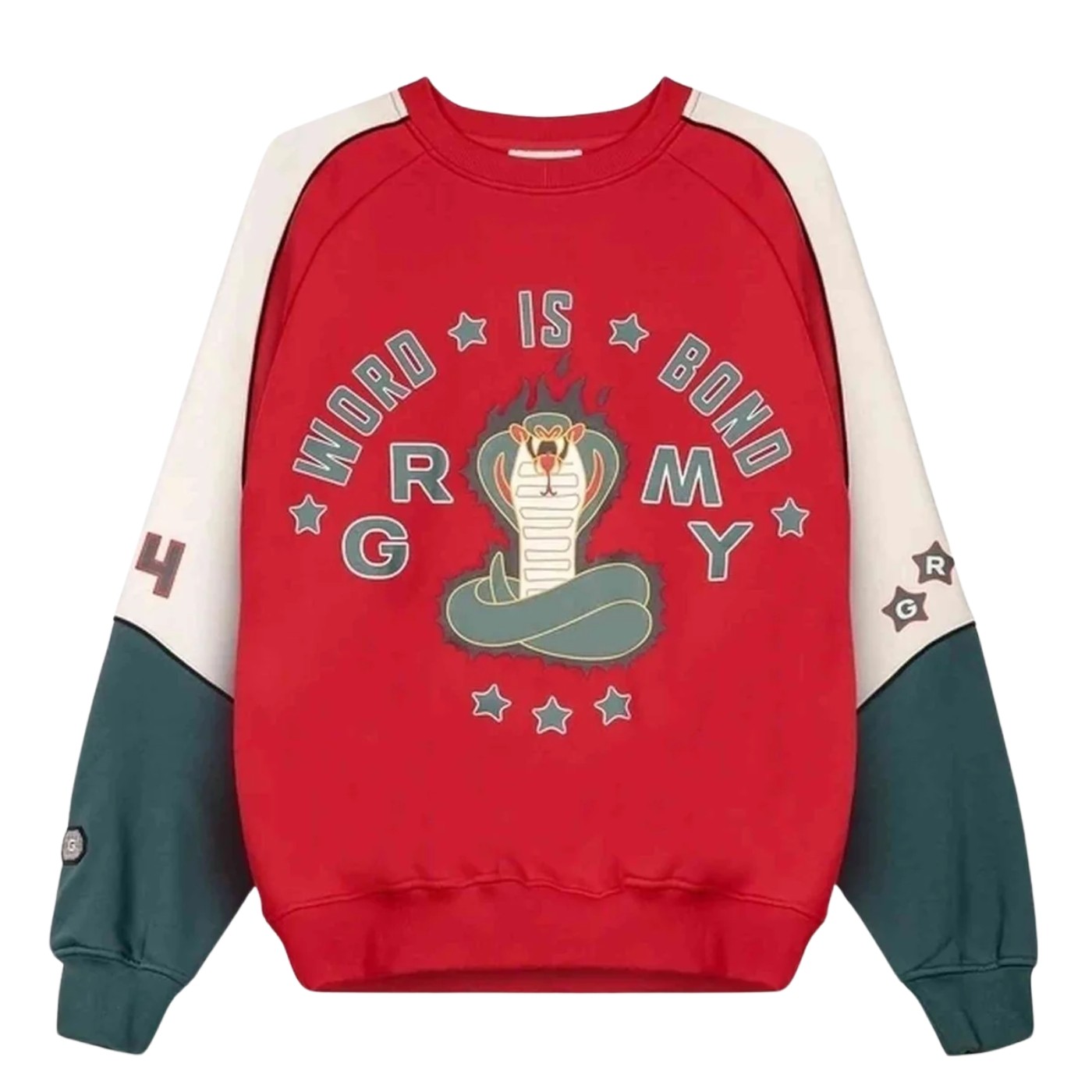 Sudadera cuello redondo Grimey Sho Nuff Crewneck Red GSW679-RED Sudaderas Grimey