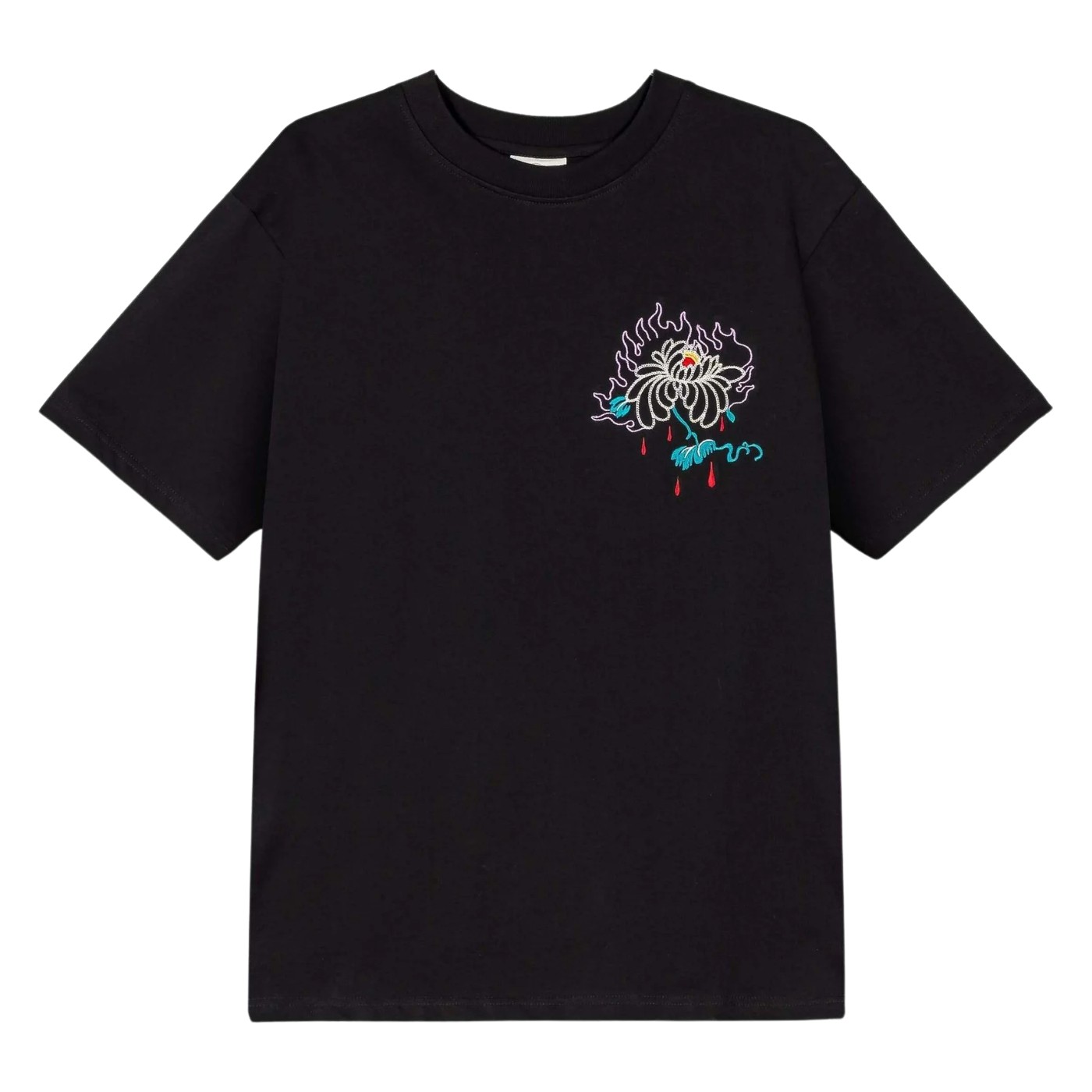 Camiseta corte clásico Grimey Hans Island Classic Fit Tee Black GA833-BLK Camisetas Grimey