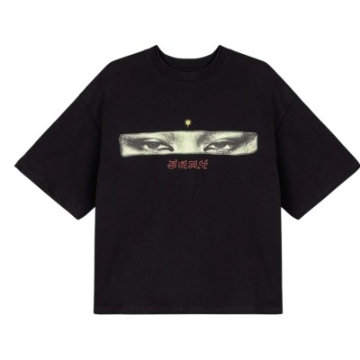 Camiseta oversize Grimey Hans Island Boxy Tee Black GA832-BLK Camisetas Grimey