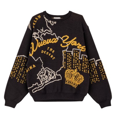 Jersey de punto Grimey Tical Knit Sweater Black GKSW670-BLK Jerseys Grimey