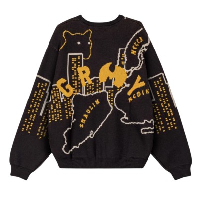 Jersey de punto Grimey Tical Knit Sweater Black GKSW670-BLK Jerseys Grimey