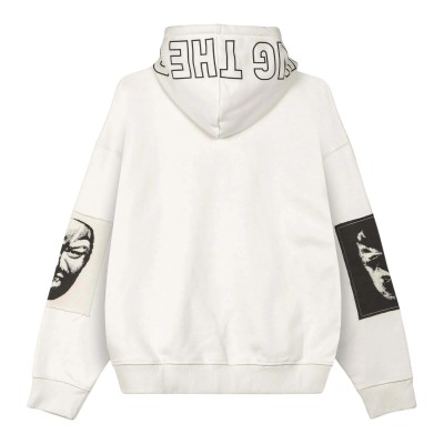 Sudadera con capucha Grimey Tical Bring The Pain Regular Hoodie Off White GCH669-OWHT Sudaderas Grimey