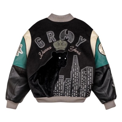 Chaqueta estilo béisbol...