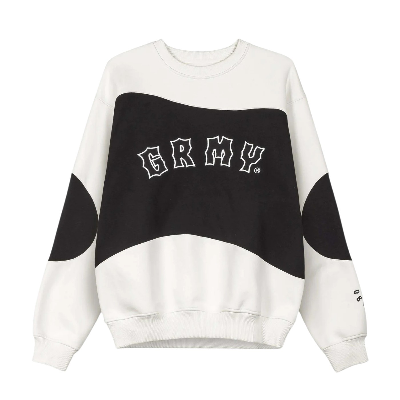Sudadera cuello redondo gruesa Grimey The Props Heavyweight Crewneck Off White GSW678-OWHT Sudaderas Grimey