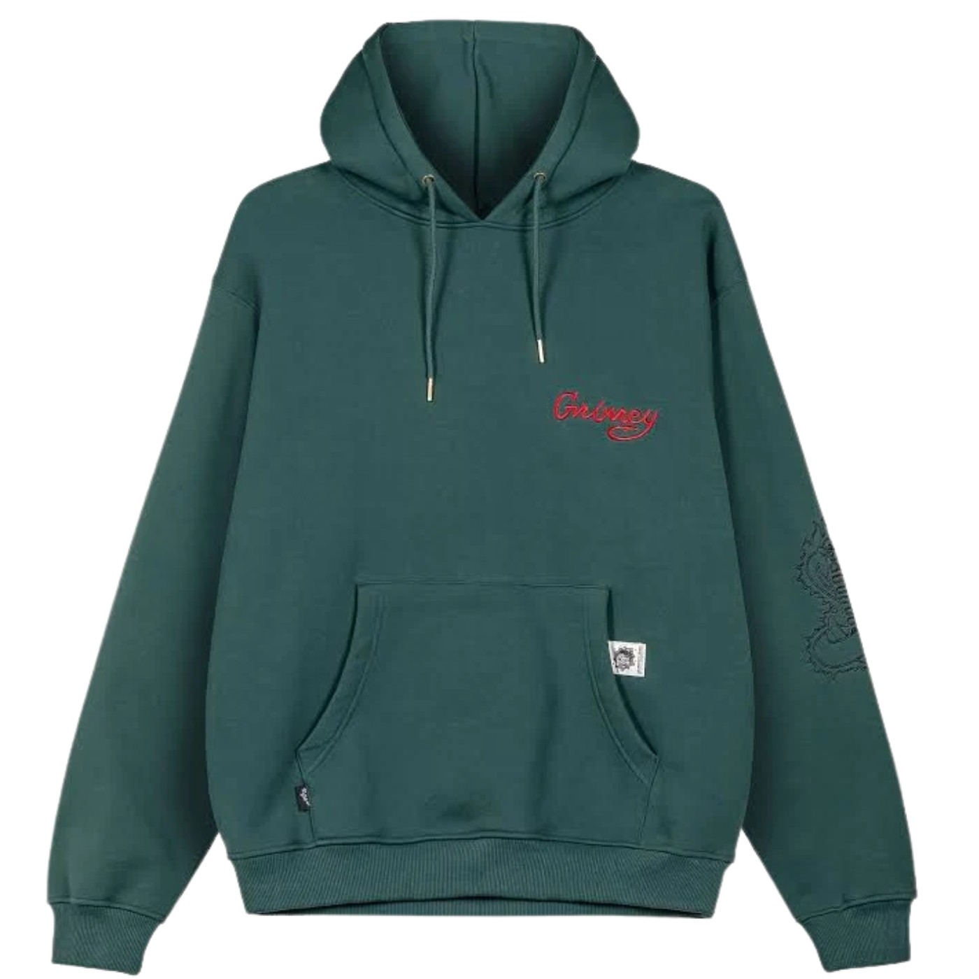 Sudadera con capucha Grimey Sho Nuff Regular Hoodie Black GCH681-BLK Sudaderas Grimey