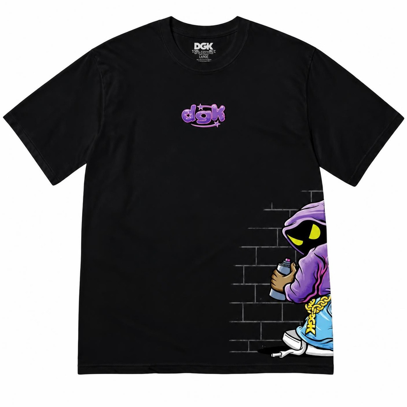 Camiseta DGK Flex Tee Black DGK-PTM-4328 Camisetas DGK