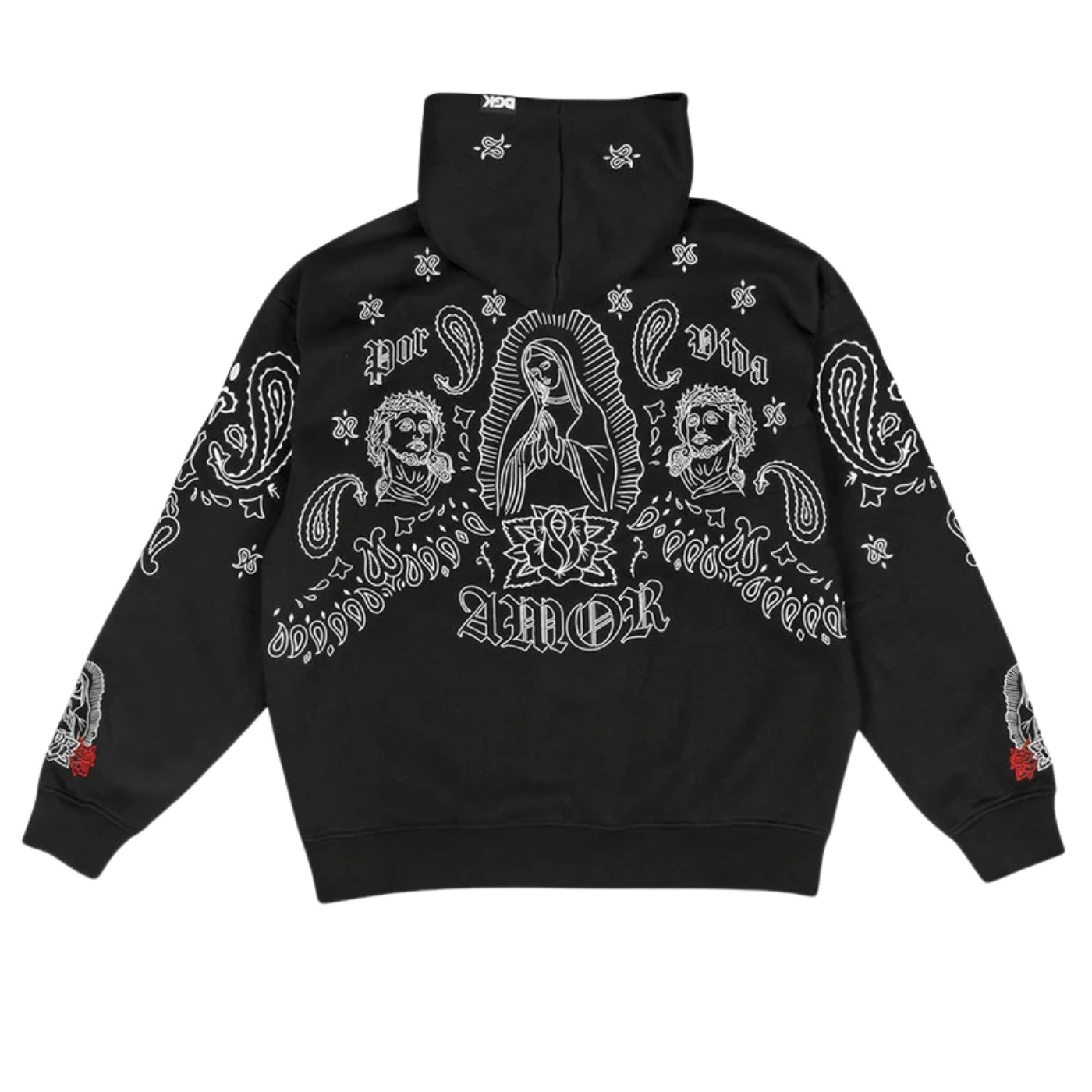 Sudadera con capucha DGK Trinidad Hooded Fleece Black DGK-CFP-1148 Sudaderas DGK