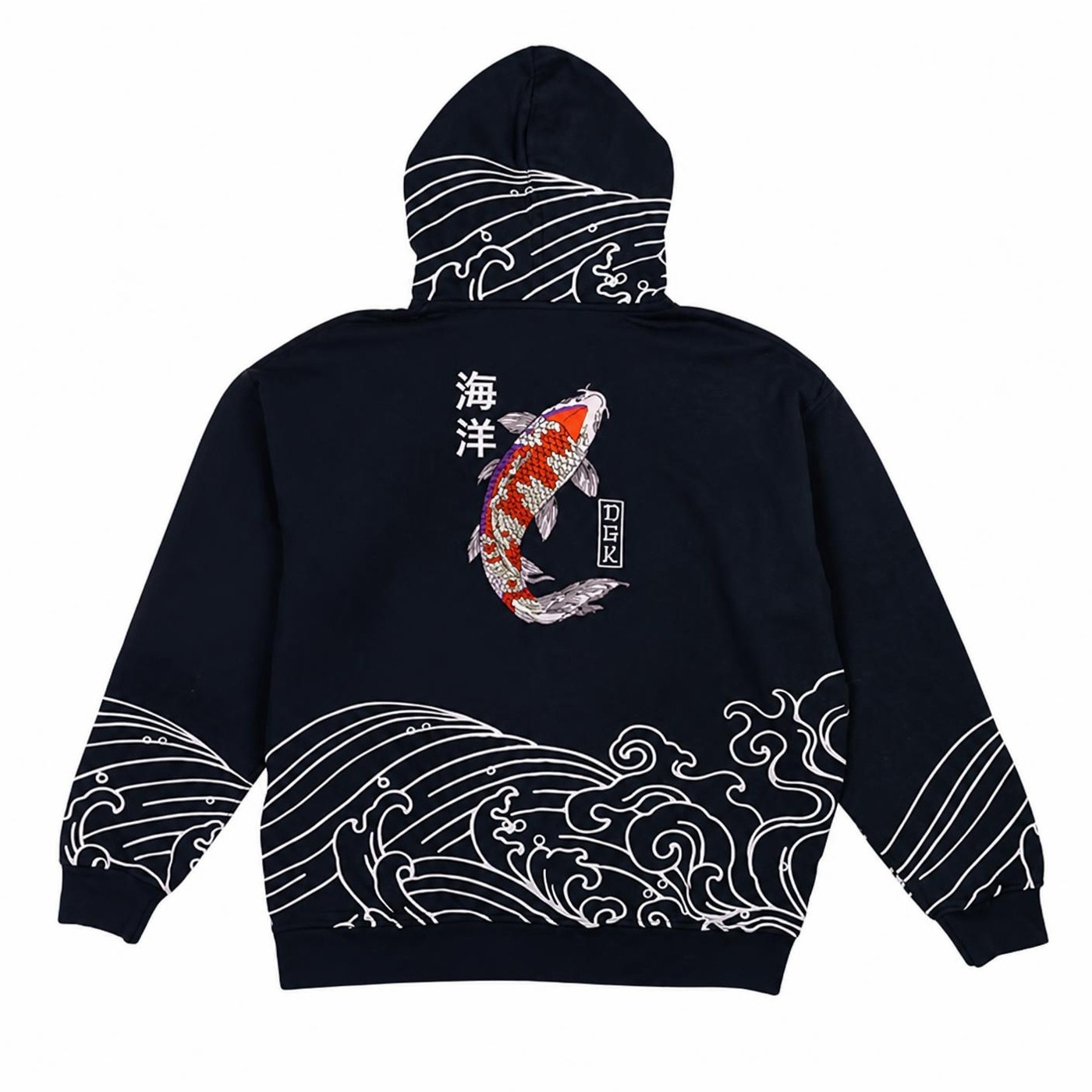Sudadera con capucha DGK Oceans Hooded Fleece Indigo DGK-CFP-1147 Sudaderas DGK