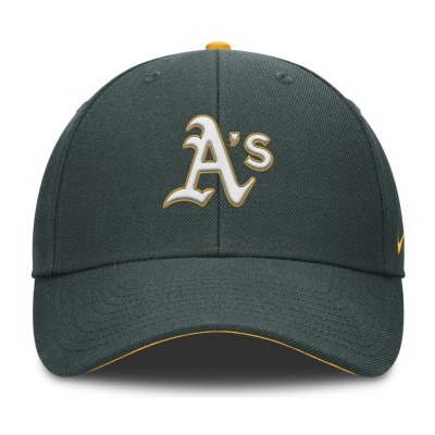 Gorra Nike MLB A's Dri-Fit Club Structured Cap Youth Pro Green 3EY NBK2-3EY-FZ-FWN Gorras y complementos niño NIKE
