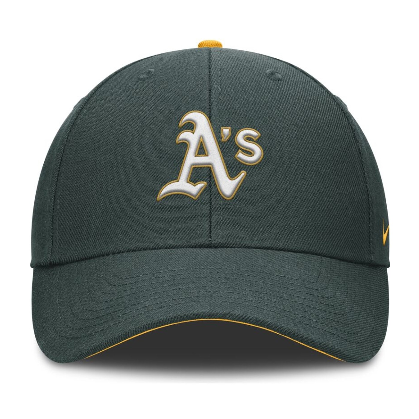 Gorra Nike MLB A's Dri-Fit Club Structured Cap Youth Pro Green 3EY NBK2-3EY-FZ-FWN Gorras y complementos niño NIKE