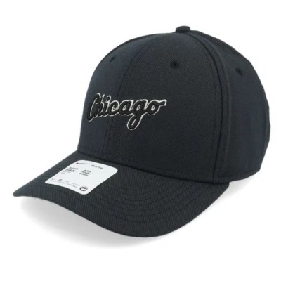 Gorra Nike MLB Chicago White Sox Dri-Fit Rise Structured Swooshflex Cap Black 00A NB17-00A-RX-GEC Gorras NIKE