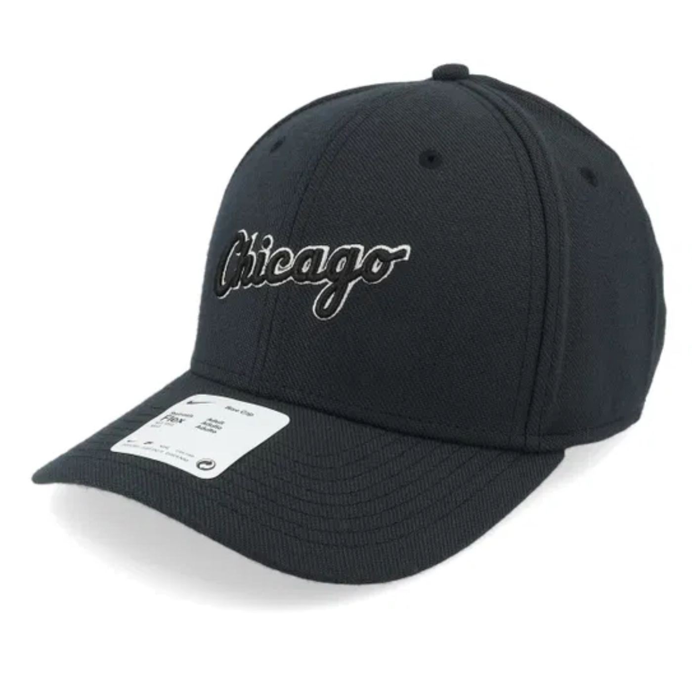 Gorra Nike MLB Chicago White Sox Dri-Fit Rise Structured Swooshflex Cap Black 00A NB17-00A-RX-GEC Gorras NIKE