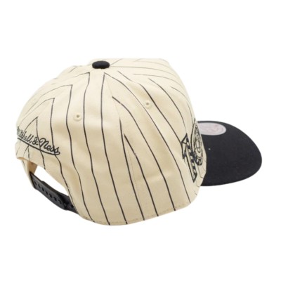 Gorra Mitchell & Ness NBA Brooklyn Nets Retro Roots Stripe Pro Snapback Cream HP18958-BNECREA Gorras Mitchell & Ness