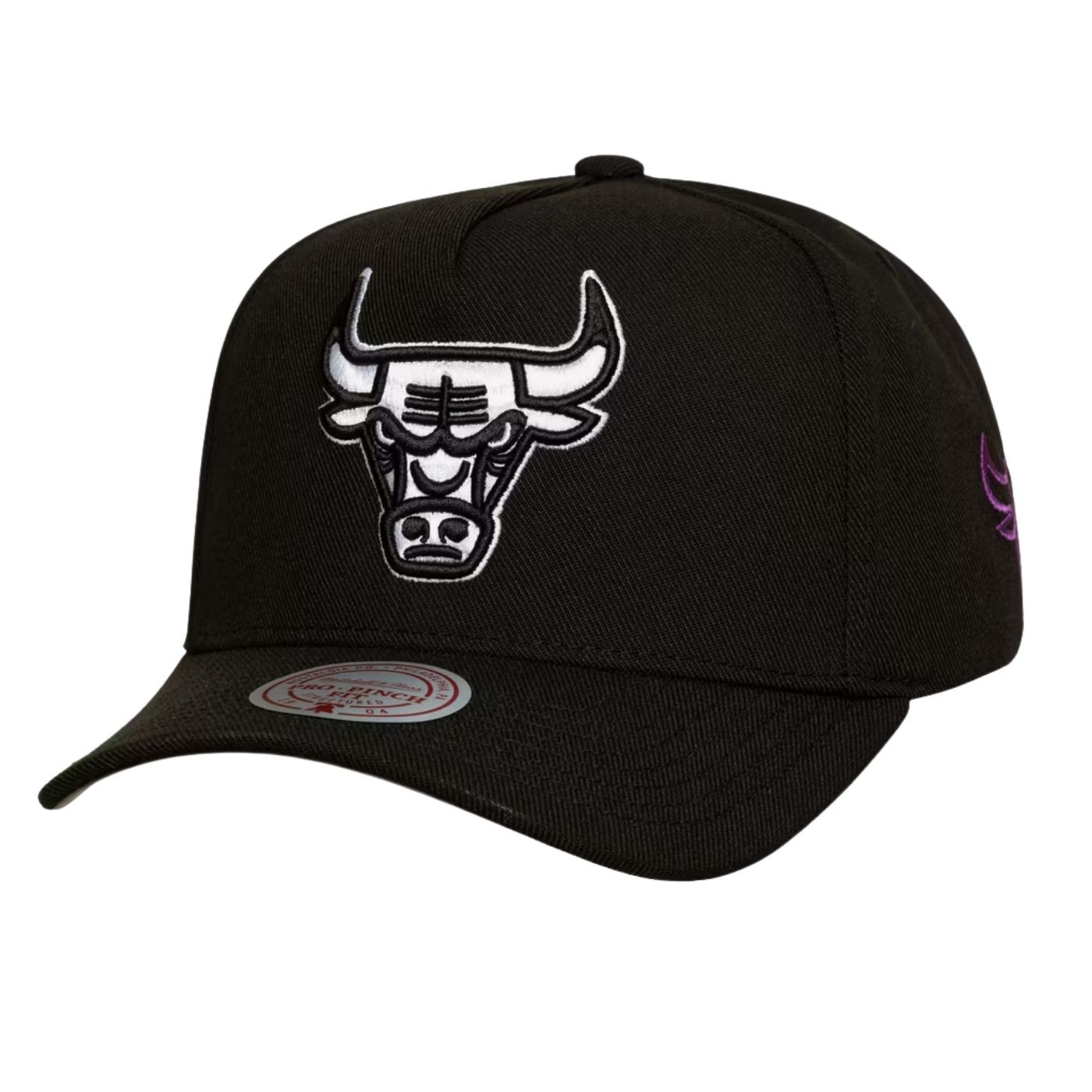 Gorra Mitchell & Ness NBA Chicago Bulls 404 Club Neon Pro Snapback Black HP18980-CBUBLCK Gorras Mitchell & Ness