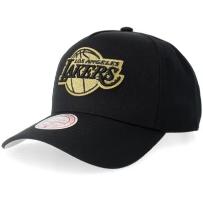 Gorra Mitchell & Ness NBA Los Angeles Lakers Black And Gold Pro Snapback Black HP18926-LALBLCK Gorras Mitchell & Ness