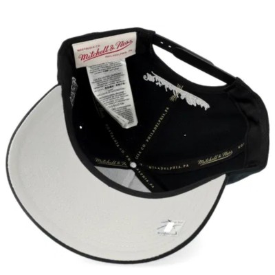 Gorra Mitchell & Ness NBA Los Angeles Lakers Triple Check Pro Snapback Black HP18996-LALBLCK Gorras Mitchell & Ness