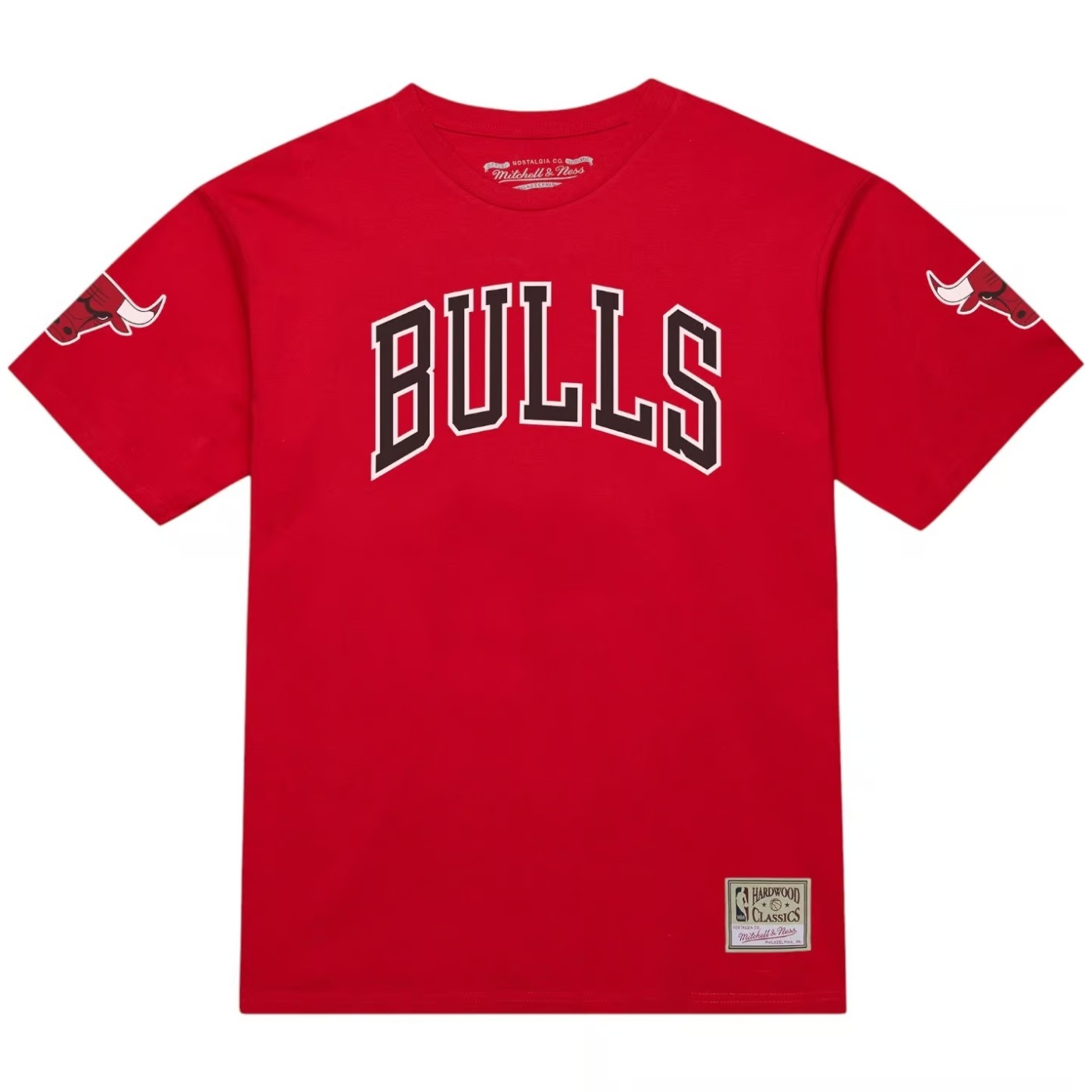 Camiseta Mitchell & Ness NBA Chicago Bulls - Derrick Rose Name & Number Classic Tee Scarlet NN17880-CBUSCAR Camisetas Mitchell & Ness