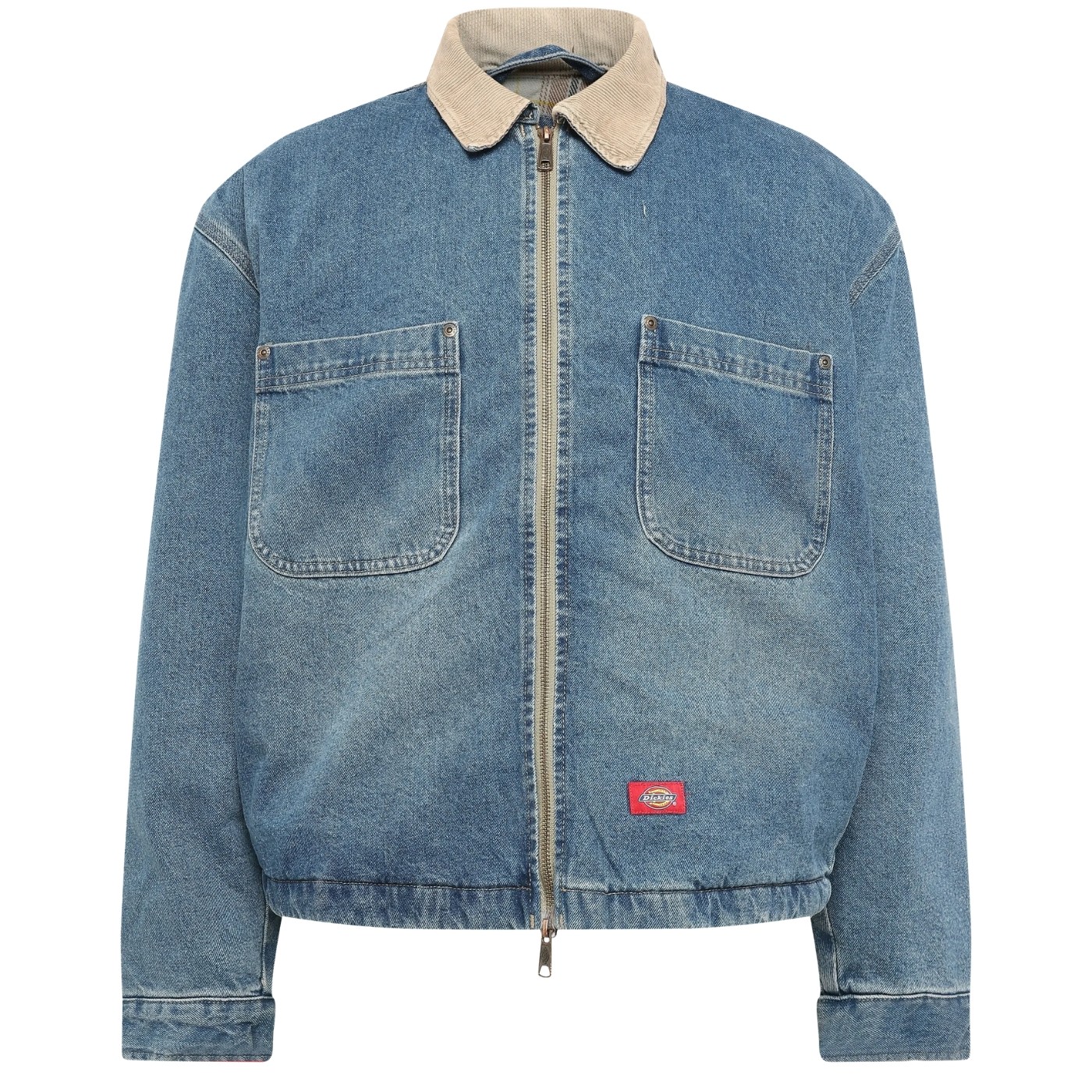 Chaqueta Dickies Taylor Denim Jacket Mid Blue Fade Wash DK0A8C2NL891 Chaquetas Dickies