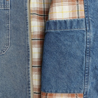 Chaqueta Dickies Taylor Denim Jacket Mid Blue Fade Wash DK0A8C2NL891 Chaquetas Dickies