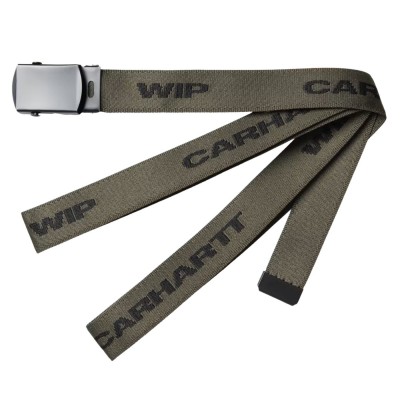 Cinturón Carhartt WIP Chapter Script Belt verde Cypress I037074_63_XX Cinturones Carhartt WIP