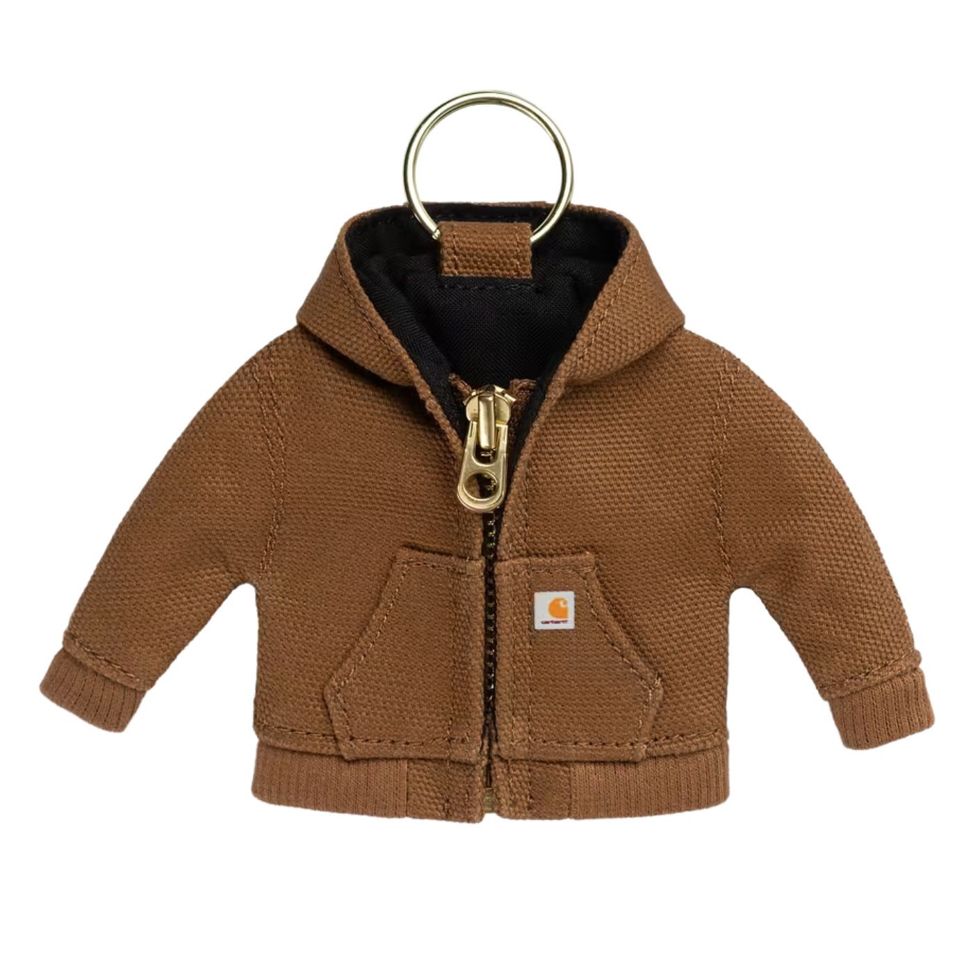 Llavero lanyard Carhartt WIP Mini Active Jacket Keychain Hamilton Brown I036419_HZ_XX Accesorios Carhartt WIP